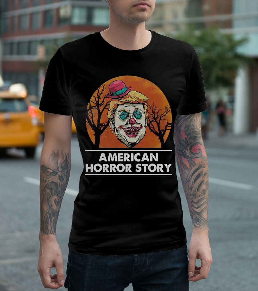 Donald Trump Clown Face American Horror Story T-Shirt
