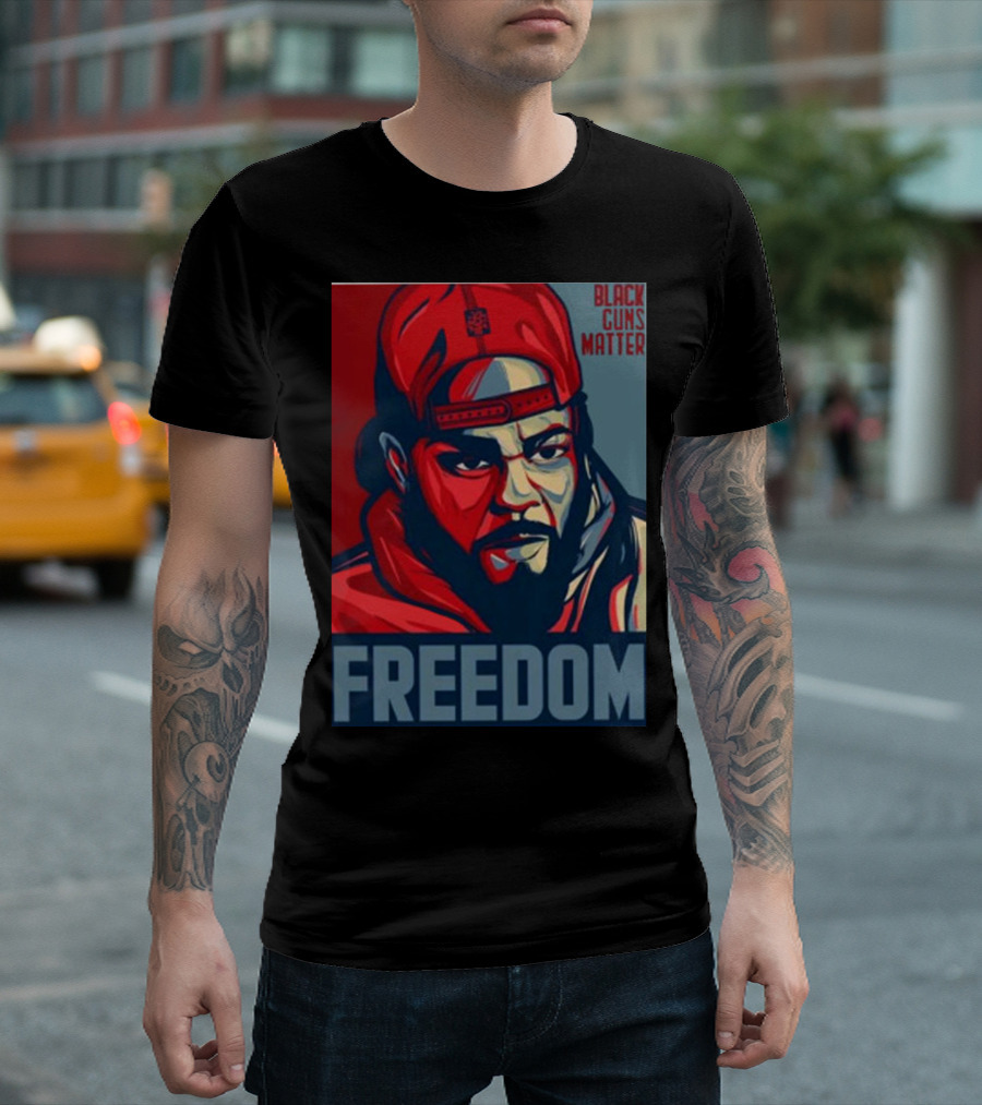 BGM Collectible Black Freedom Black Guns Matter T-Shirt