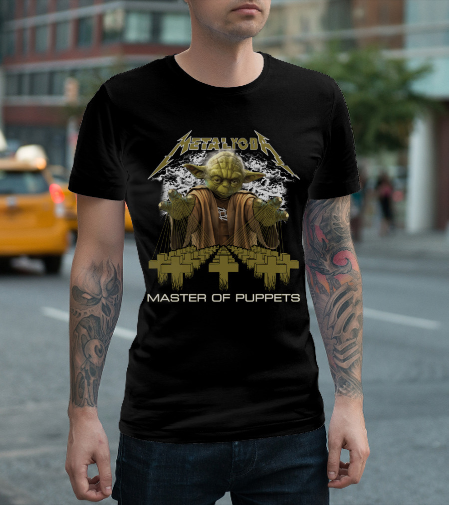 Metal Yoda Master Of Puppets T-Shirt