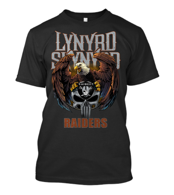 Lynyrd Skynyrd Raiders Eagle Skull T-Shirt