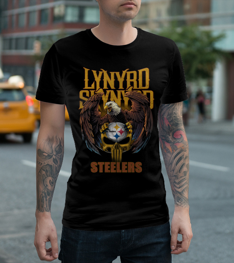 Lynyrd Skynyrd Eagle Pittsburgh Steelers T-Shirt