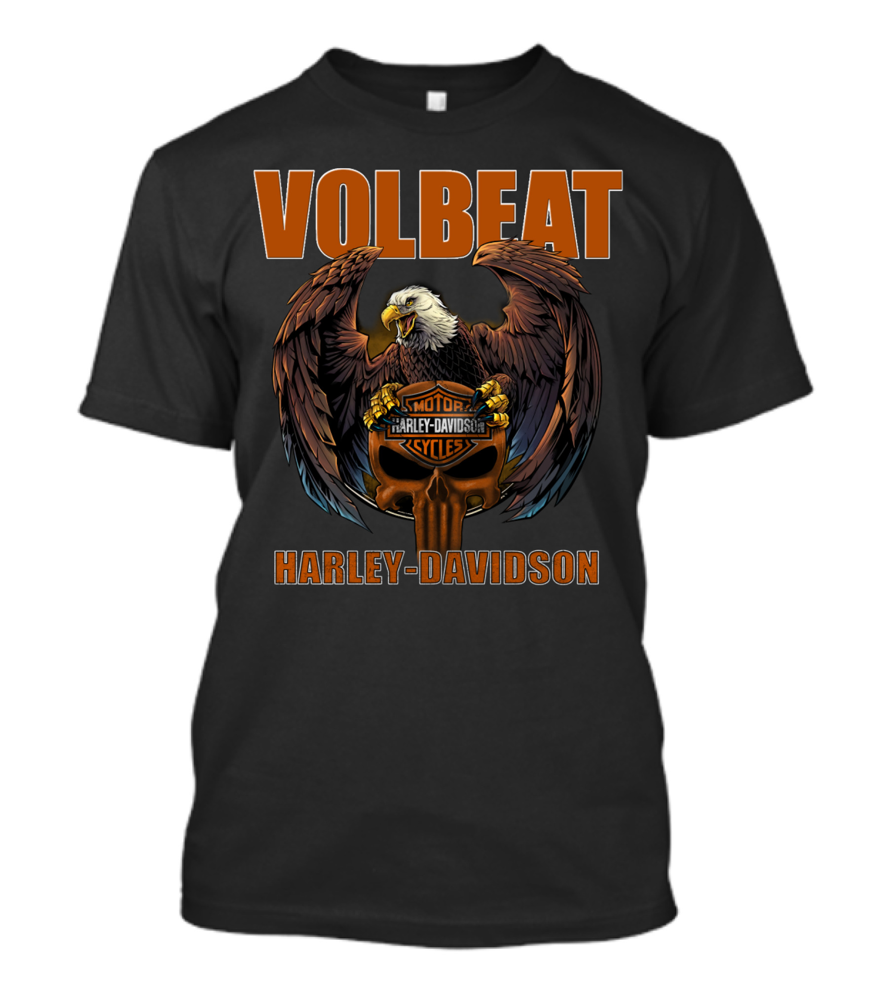 Volbeat Harley Davidson Eagle Motorcycles T-Shirt