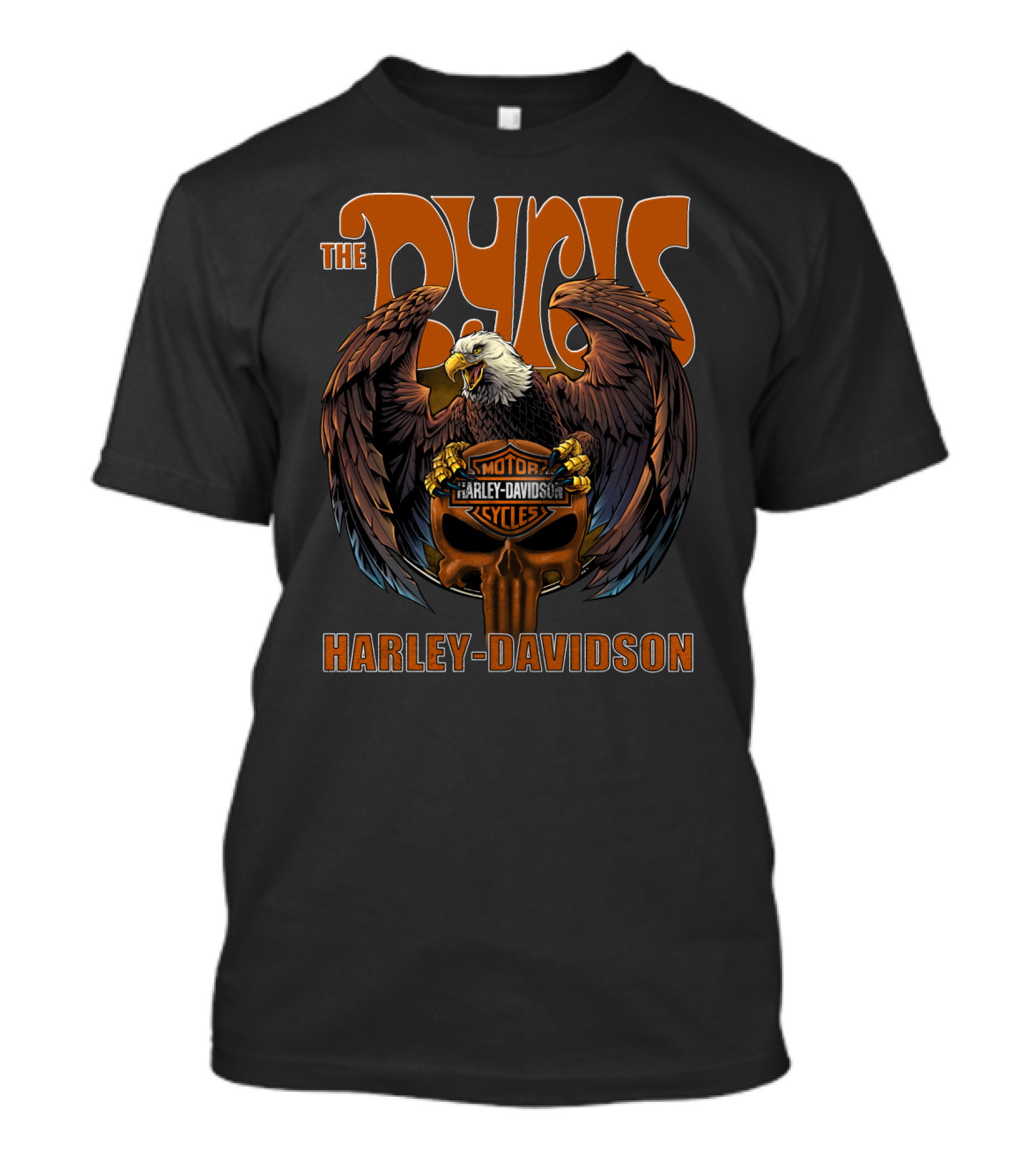The Byrds Harley Davidson Motorcycles Eagle T-Shirt