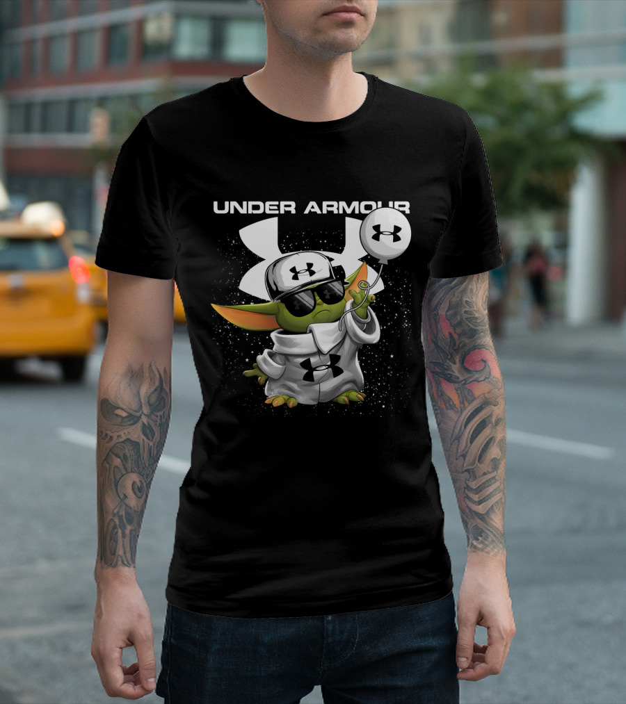 Under Armour Yoda Balloons And Hat T-Shirt