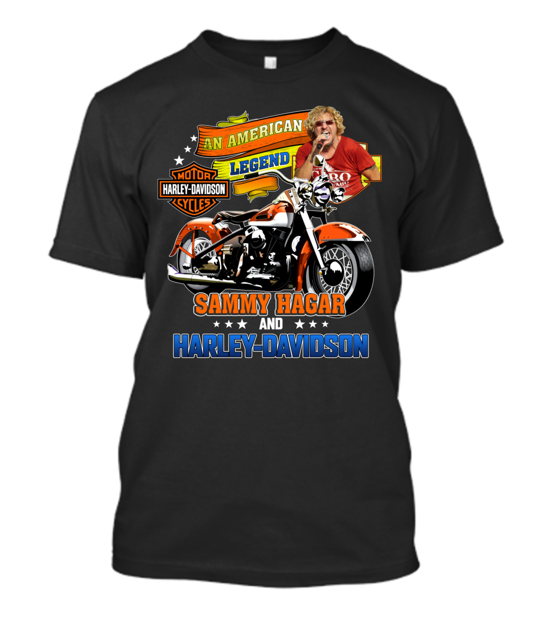 Sammy Hagar And Harley Davidson An American Legend T-Shirt