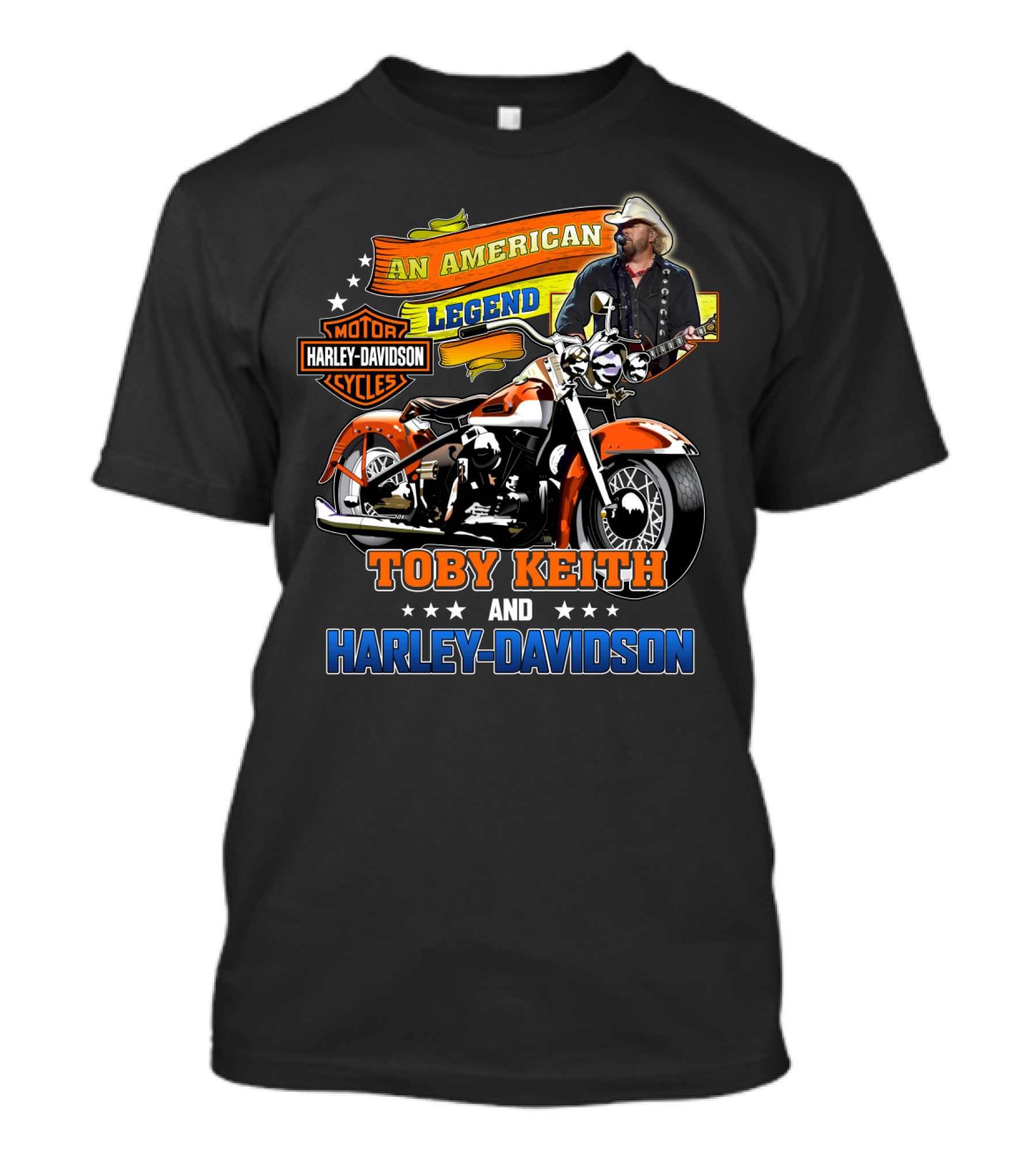 Toby Keith An American Legend Harley Davidson T-Shirt