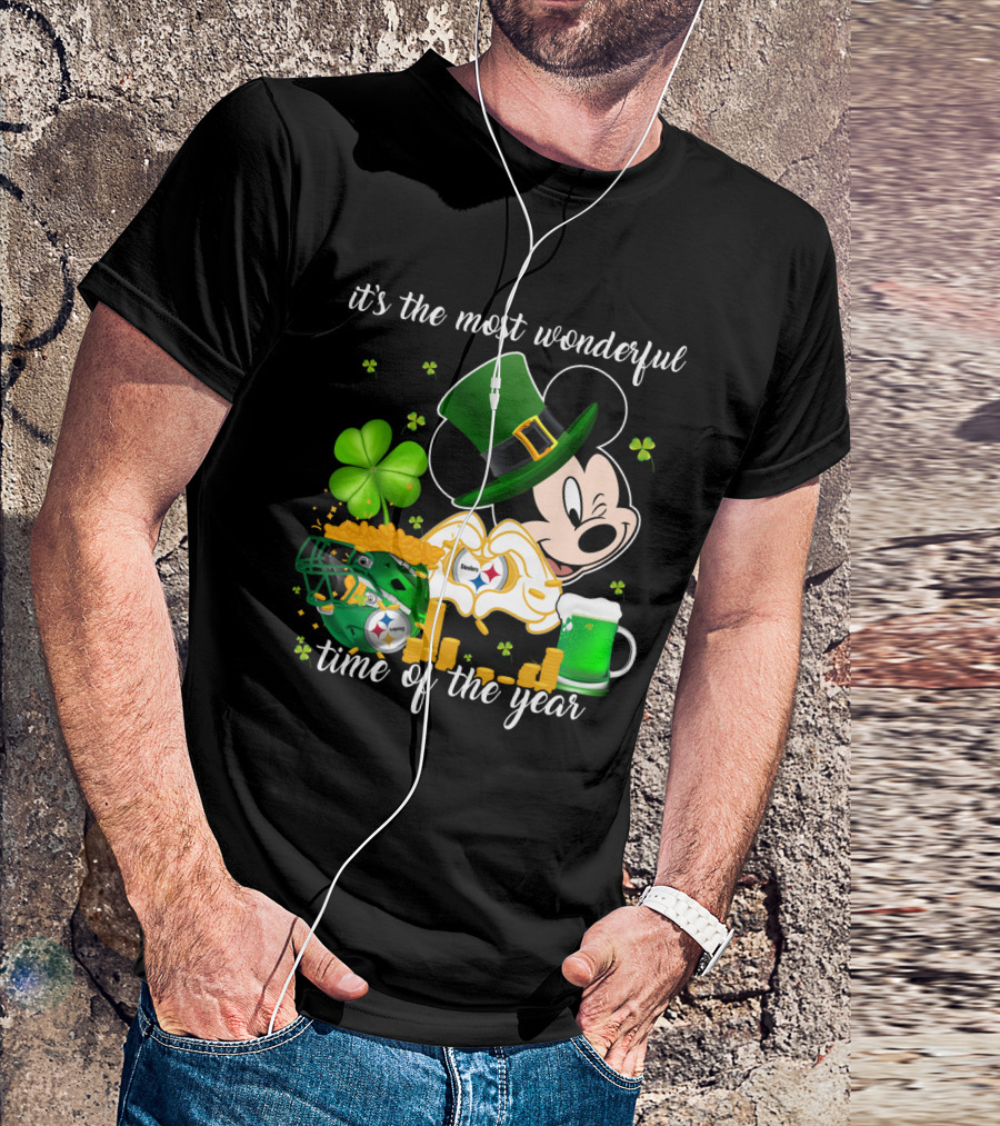 Mk-Pittsburgh Steelers It's The Most Wonderful Time Of The Year T-Shirt