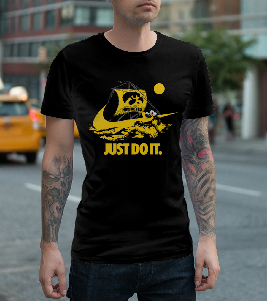 Just Do It Hawkeyes Nike T-Shirt