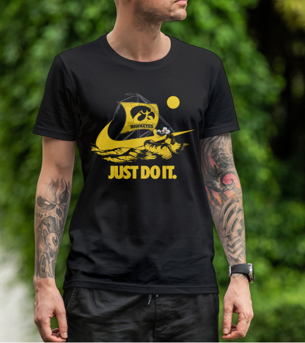 Just Do It Hawkeyes Nike T-Shirt