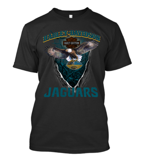 Harley Davidson Eagles Jaguars Nfl Jacksonville T-Shirt
