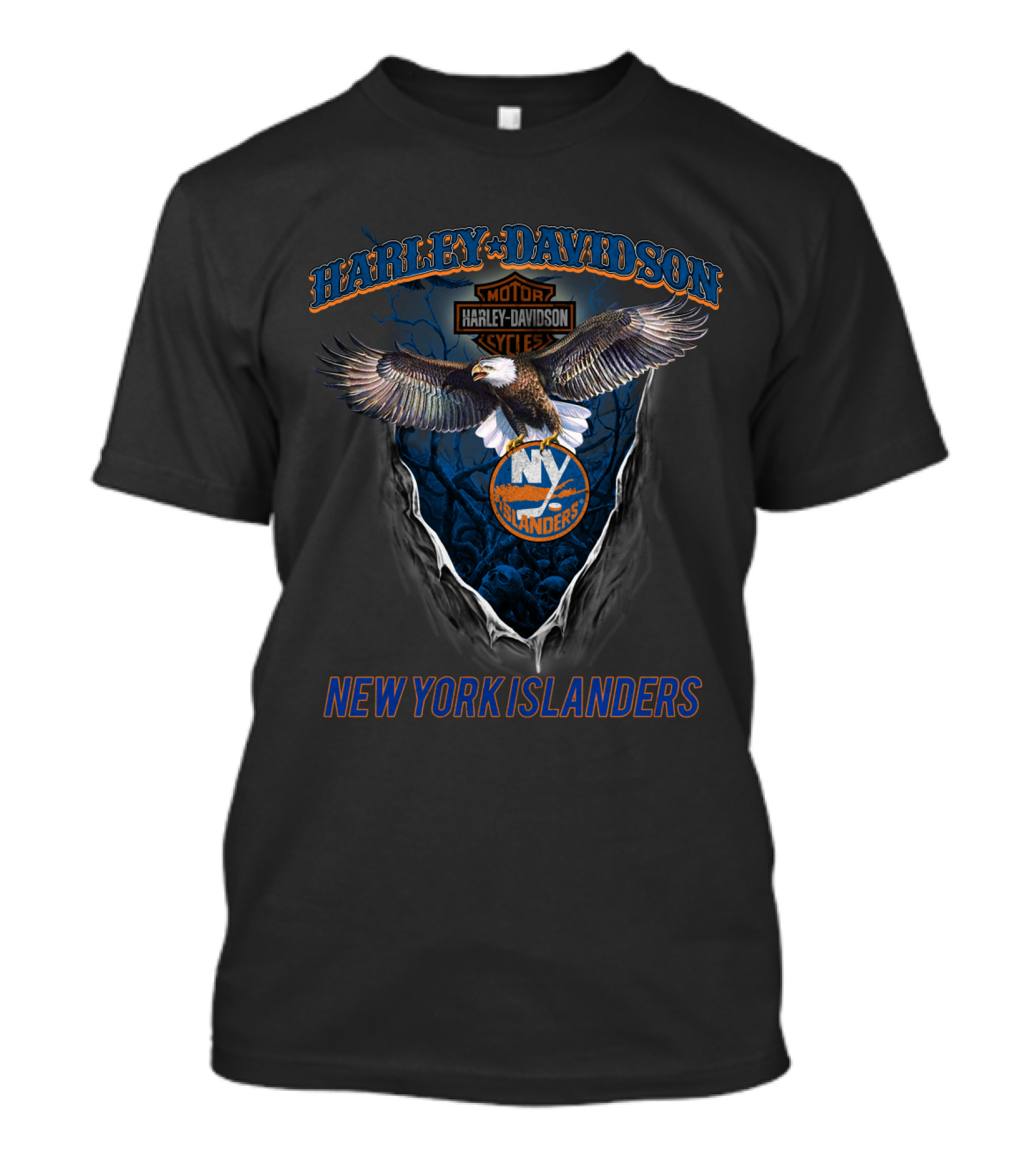 Harley Davidson Motorcycles New York Islanders T-Shirt