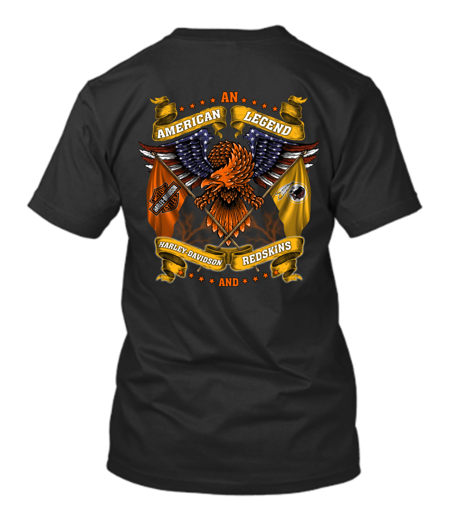 An American Legend Harley Davidson Redskins T-Shirt