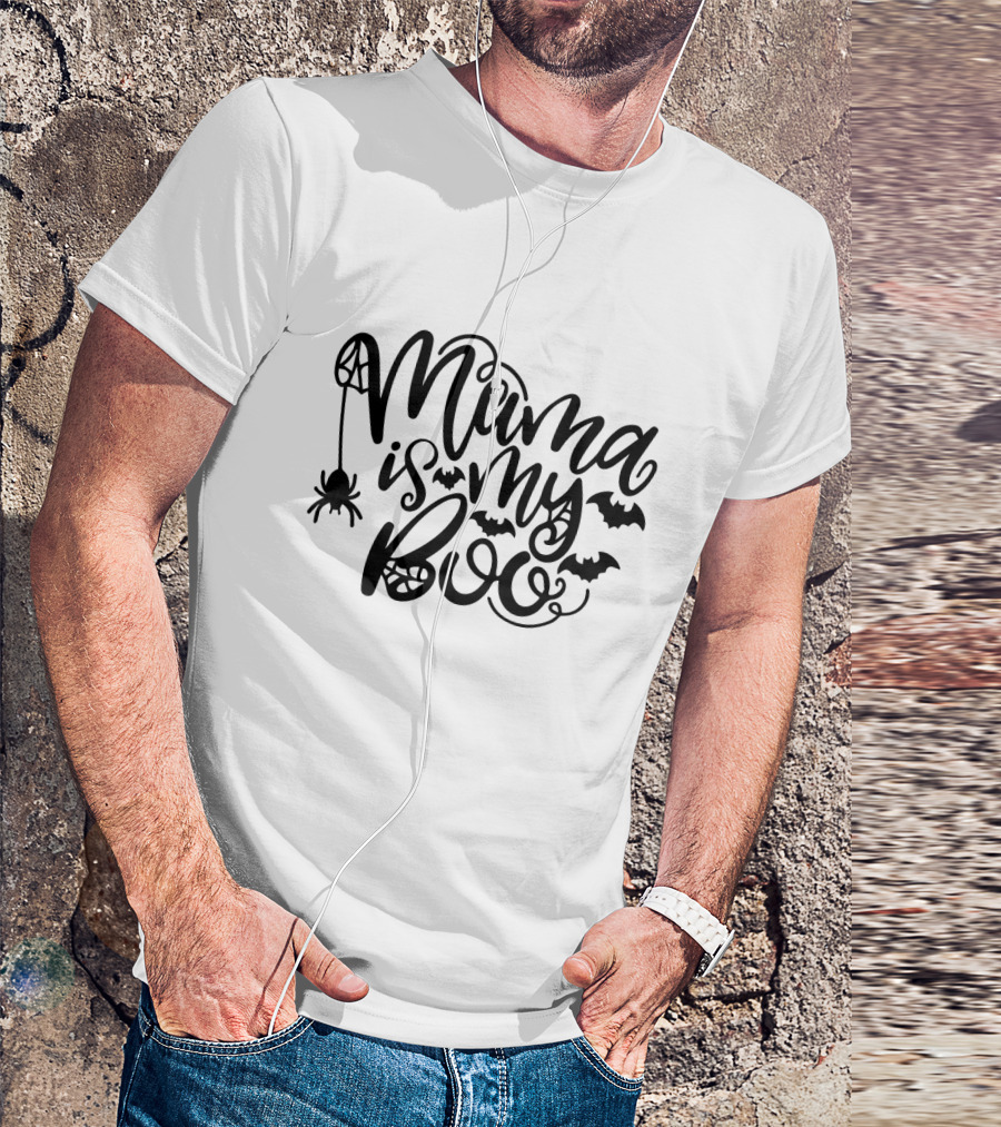 Mama Is My Boo Spider And Bats T-Shirt
