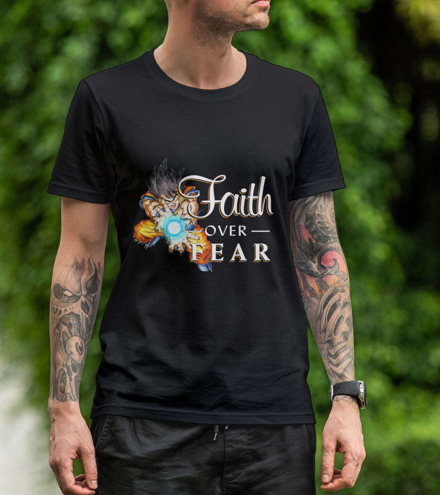 Faith Over Fear GK Dragon Energy Power_ball T-Shirt