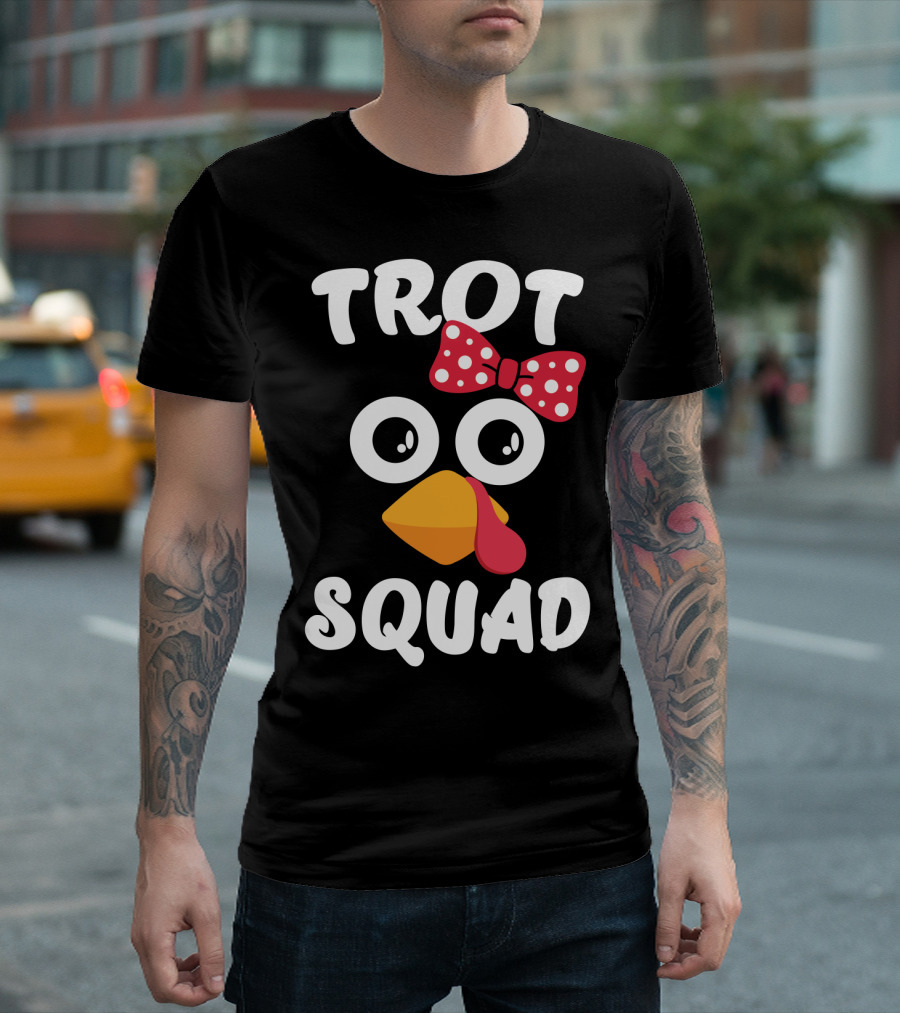 Trot Squad Turkey Trot Funny Running T-Shirt