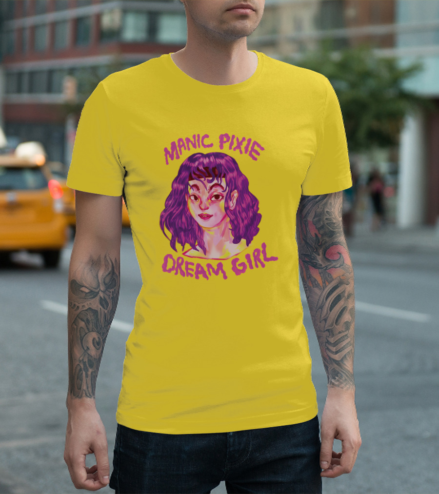 Manic Pixie Dream Girl Portrait T-Shirt