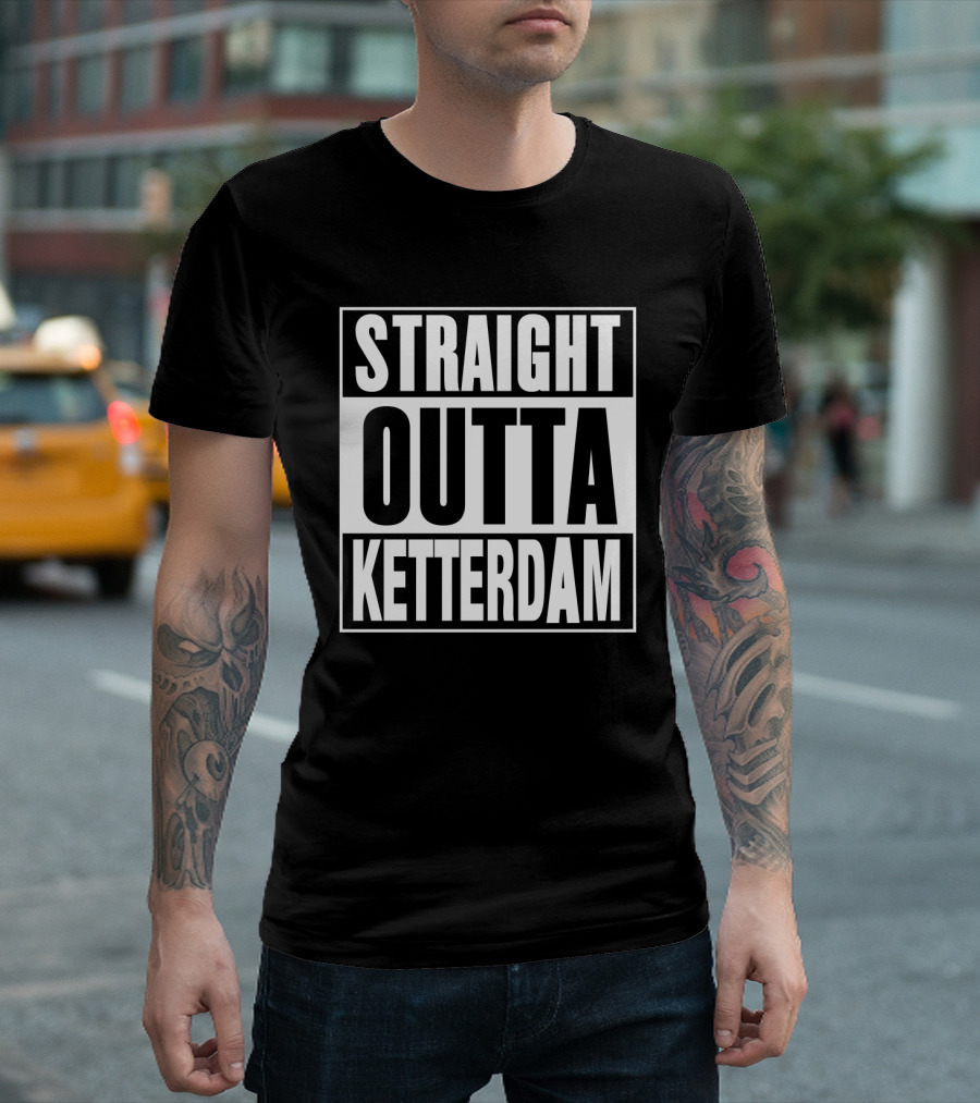 Straight Outta Ketterdam Kaz Brekker Six of Crows Shadow and Bone Fan Merch T-Shirt