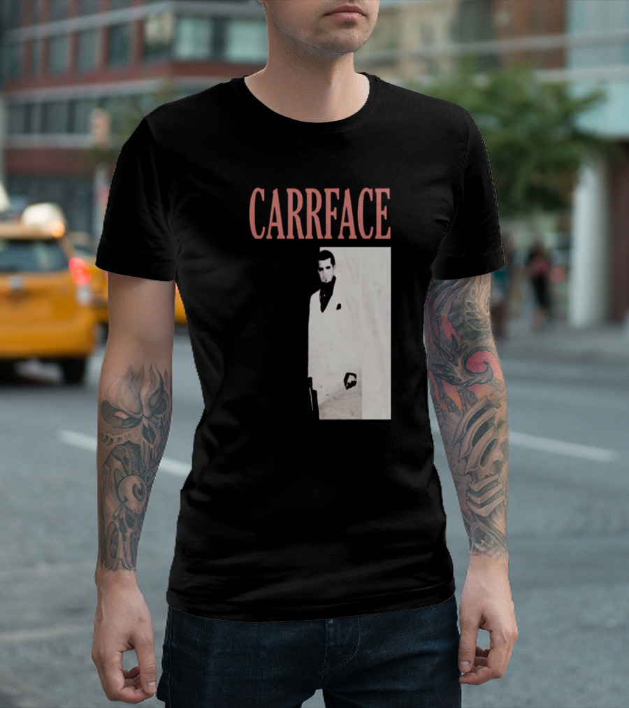 Carrface Scarface Parody Gangster Suit Image T-Shirt
