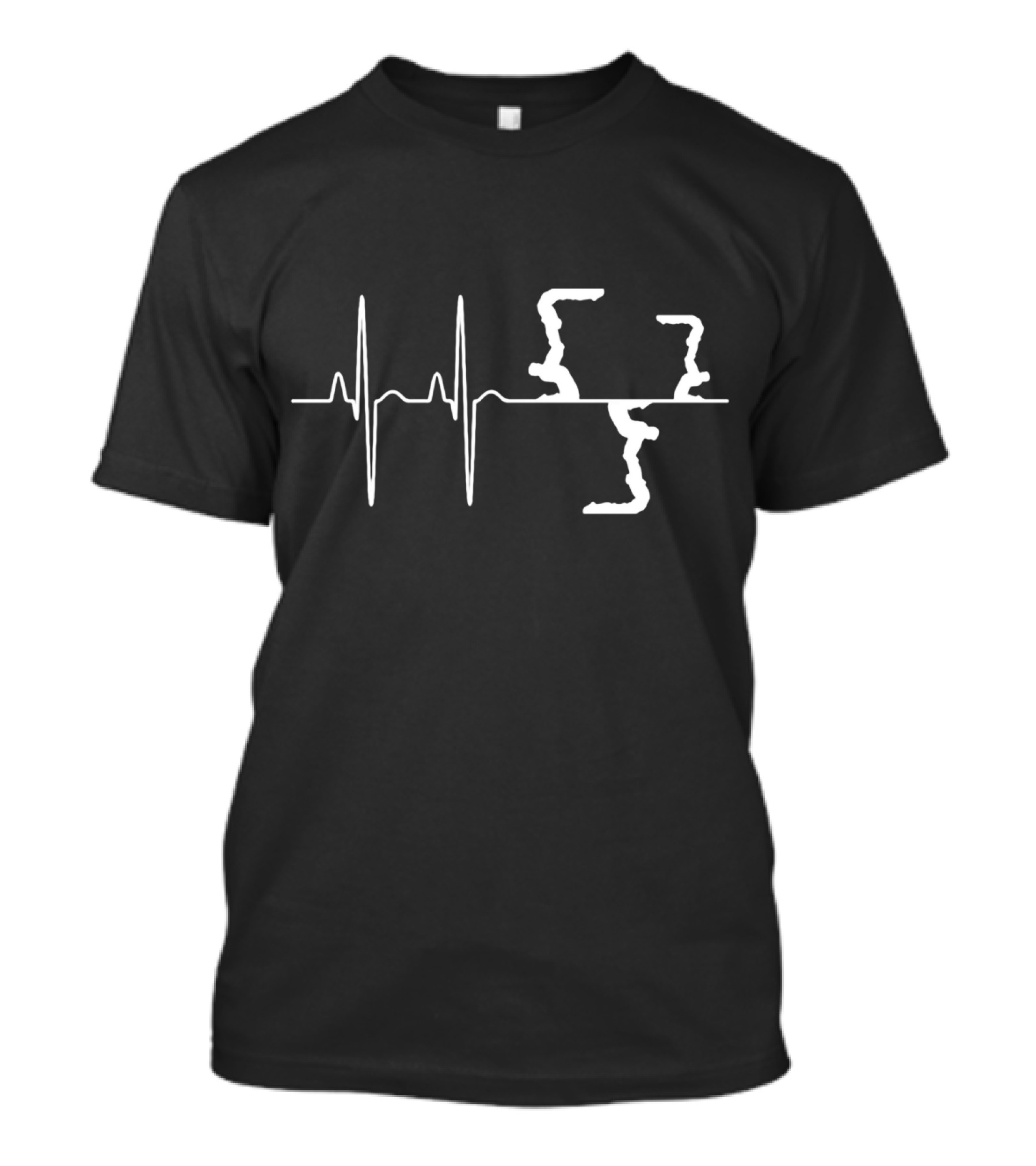 ACRO YOGA IS LIFE Lovely And Relaxing Acro Yoga Design With Heartbeat Line T-Shirt
