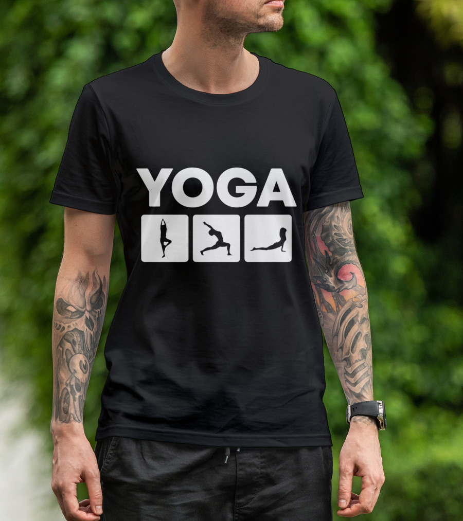 YOGA Poses Tree Warrior Cobra T-Shirt