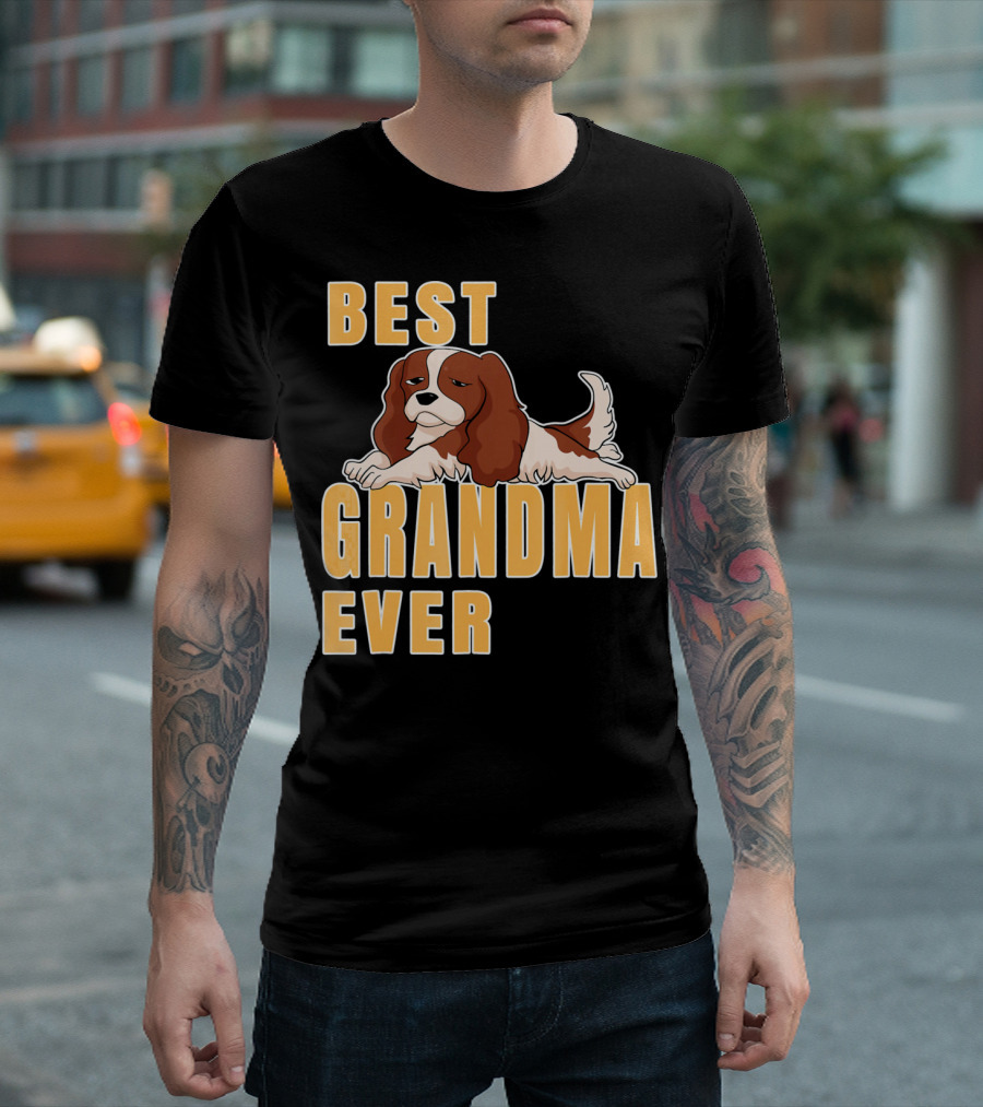 Best Cavalier King Charles Spaniel Grandma Ever T-Shirt