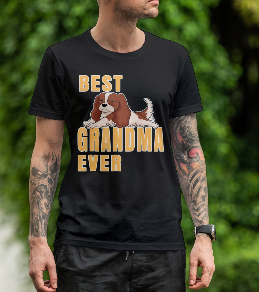 Best Cavalier King Charles Spaniel Grandma Ever T-Shirt