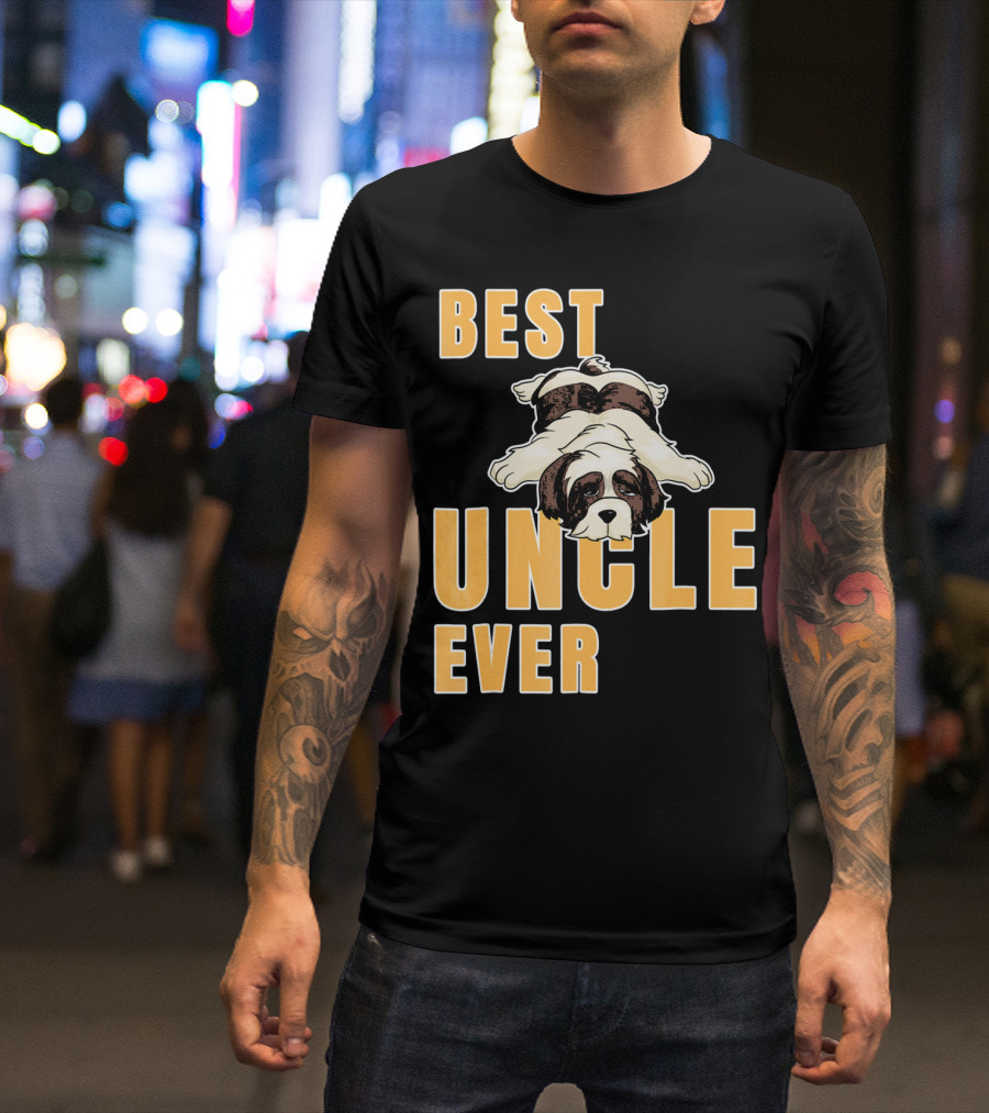 Best Shih Tzu Uncle Ever Dog T-Shirt