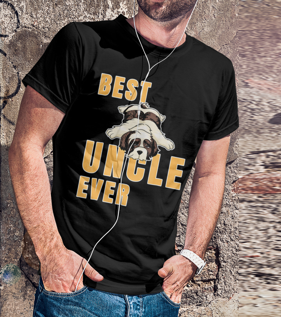 Best Shih Tzu Uncle Ever Dog T-Shirt