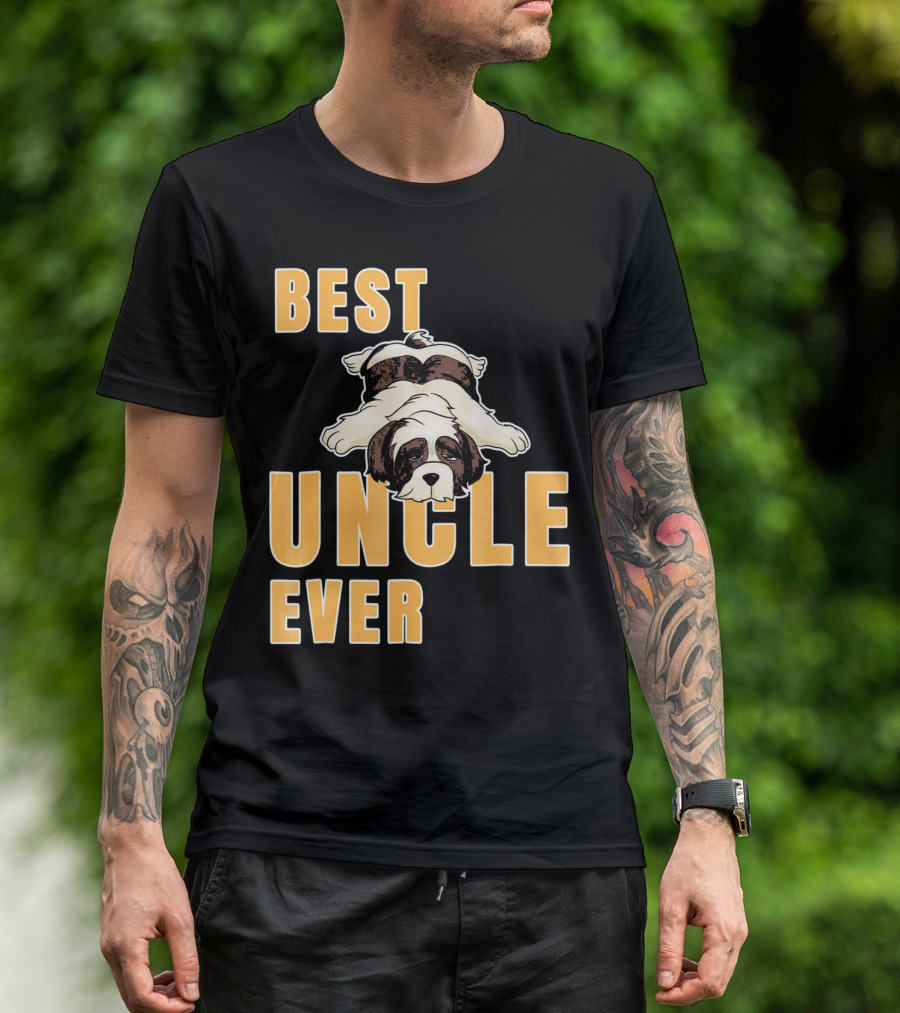 Best Shih Tzu Uncle Ever Dog T-Shirt