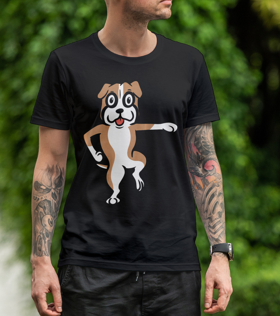 Boxer Dog Funny Dance Move Best Mates T-Shirt