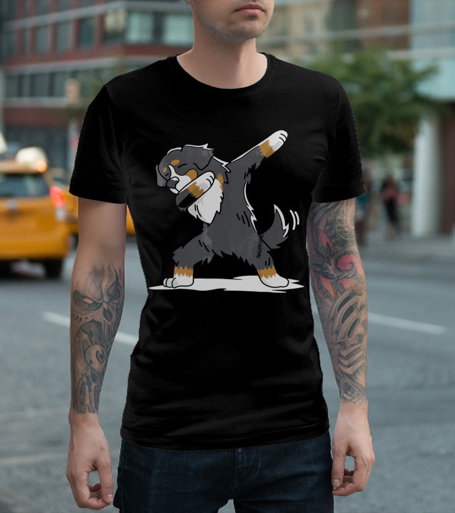 Cavalier King Charles Spaniel Dabbing Shetland Dog T-Shirt
