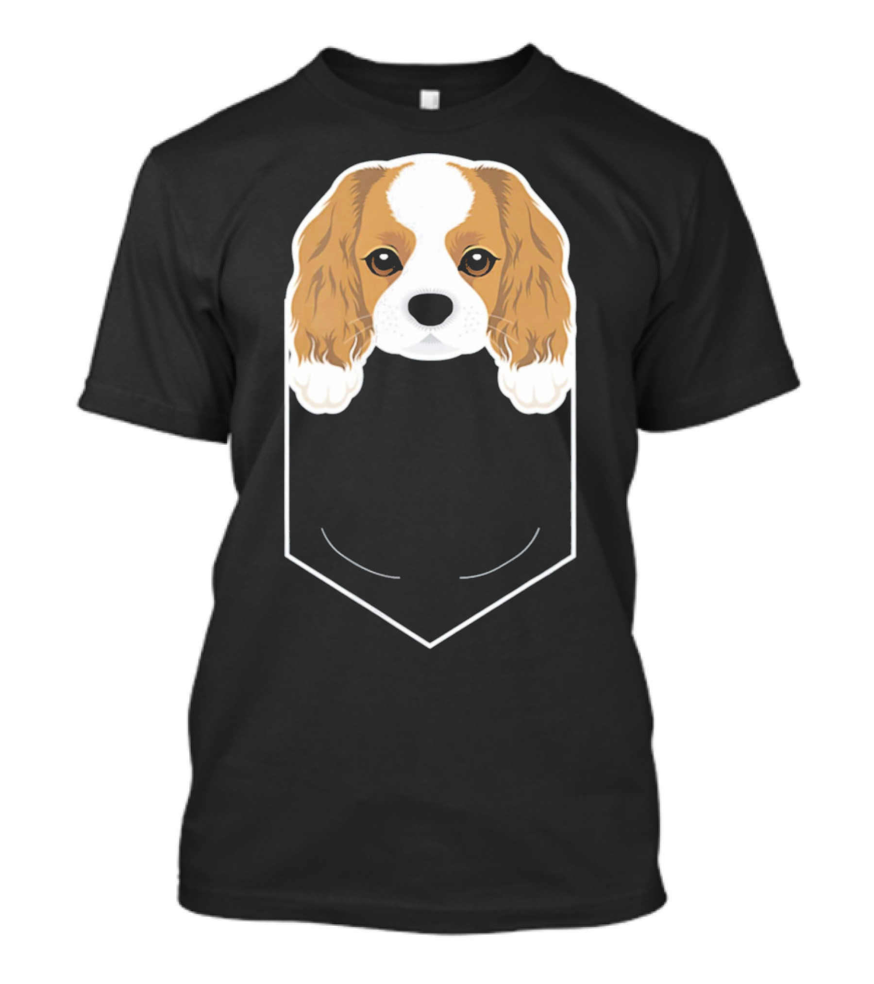 Cavalier King Charles Spaniel In My Pocket Cute Dog T-Shirt