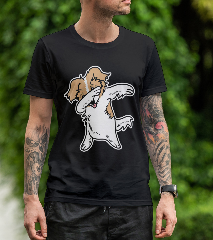 Dabbing Shih Tzu Kids Puppy Dance T-Shirt