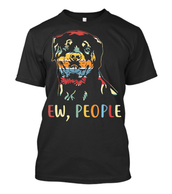 Ew People Rottweiler Multicolor T-Shirt
