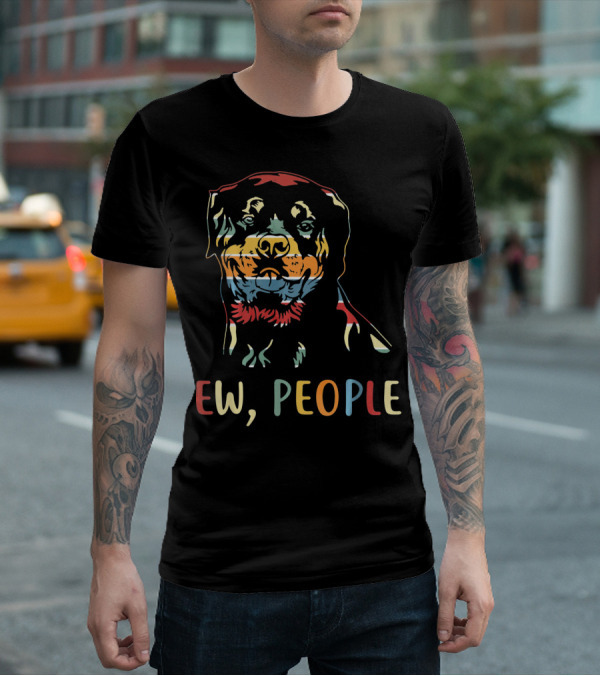 Ew People Rottweiler Multicolor T-Shirt