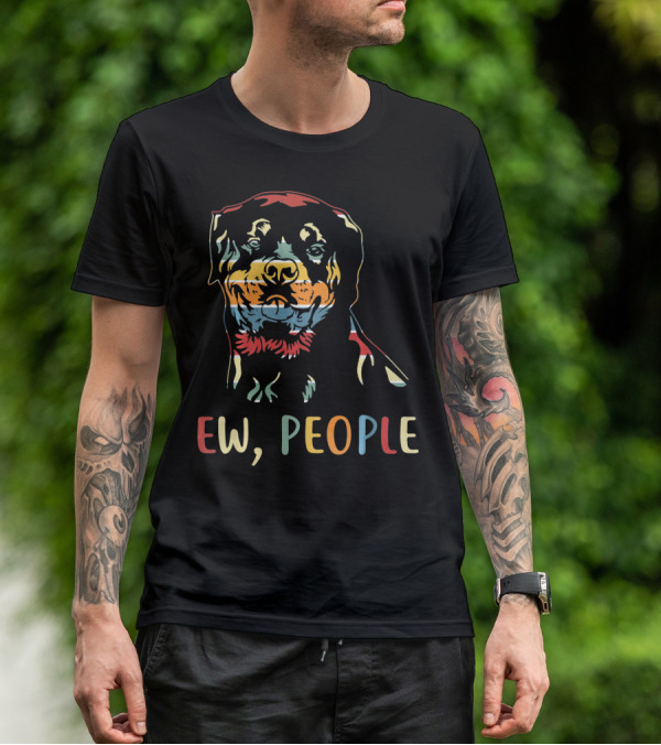 Ew People Rottweiler Multicolor T-Shirt