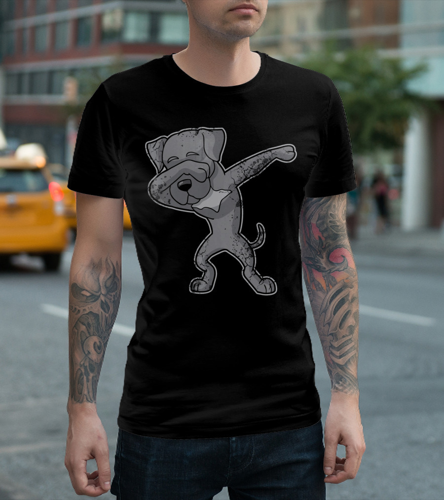 Great Dane Dog Dabbing Pose T-Shirt