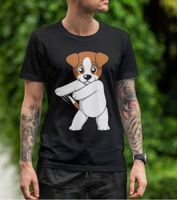 Jack Russell Terrier Dog Floss Dance Flossing T-Shirt
