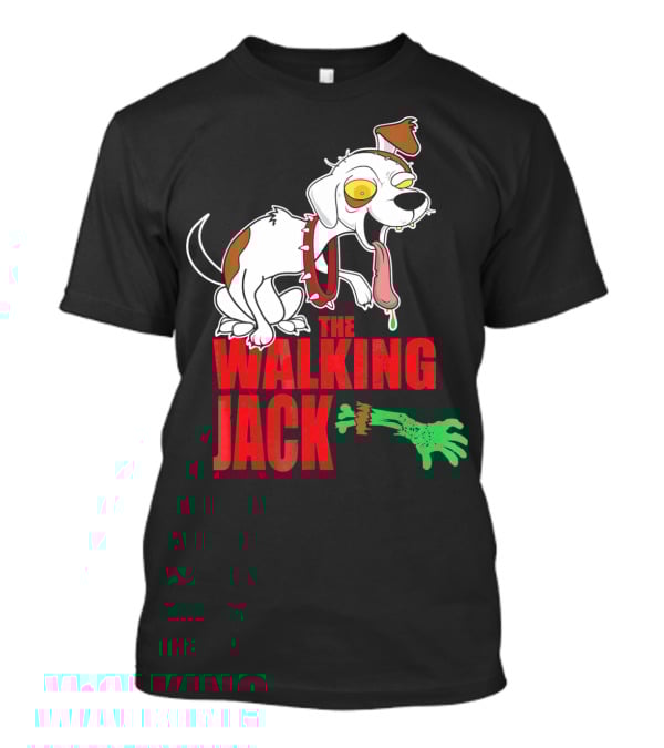 The Walking Jack Russell Terrier Zombie Hall T-Shirt