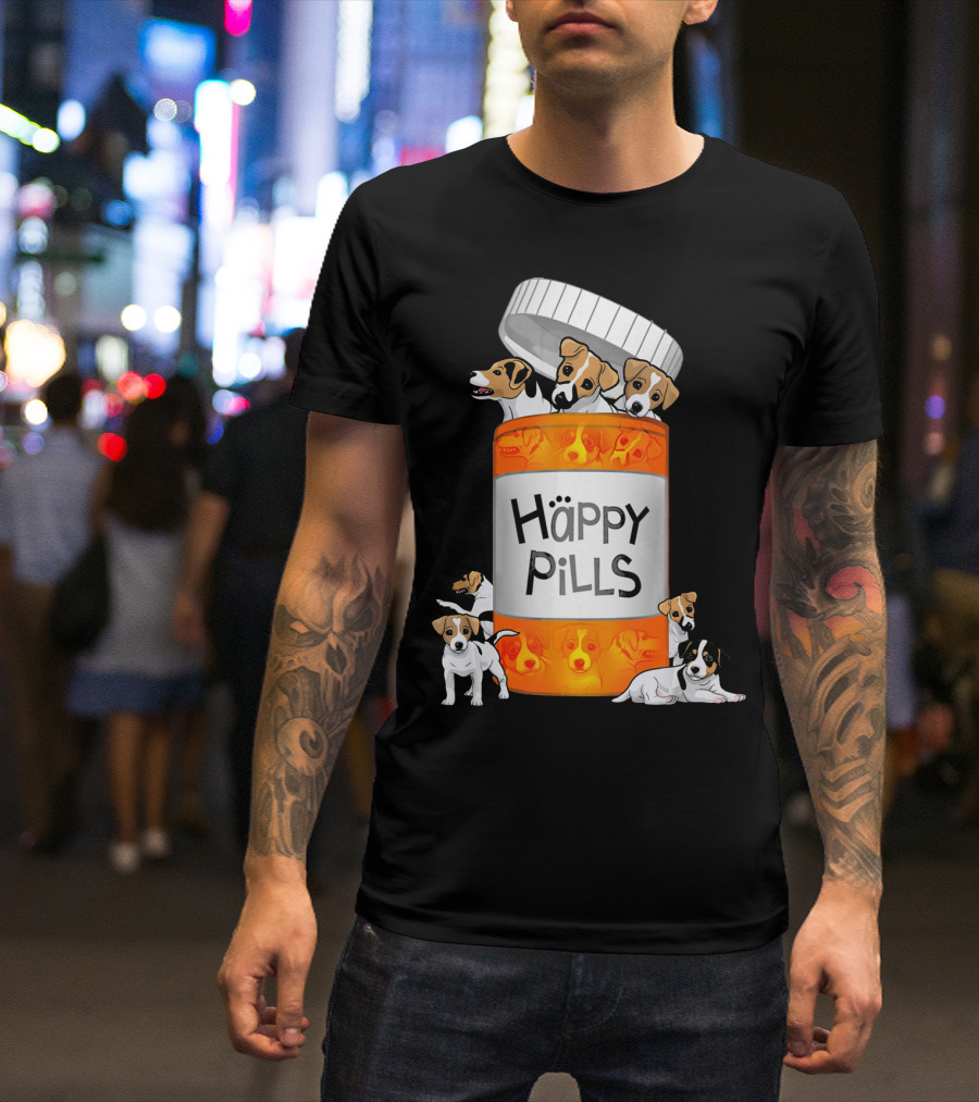 Happy Pills Jack Russell Terrier T-Shirt