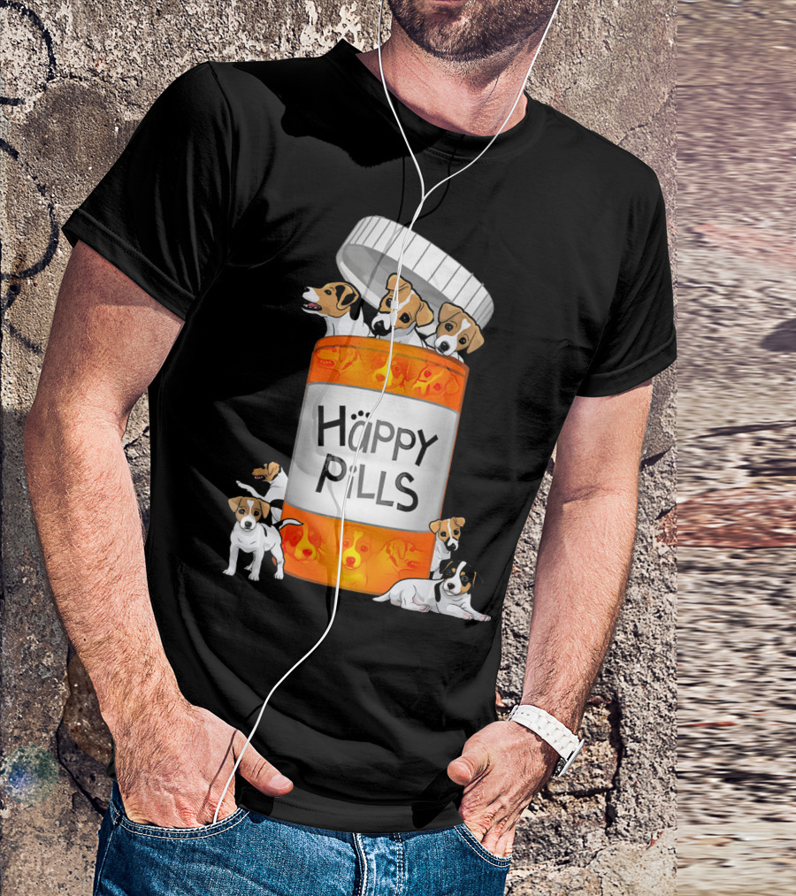 Happy Pills Jack Russell Terrier T-Shirt