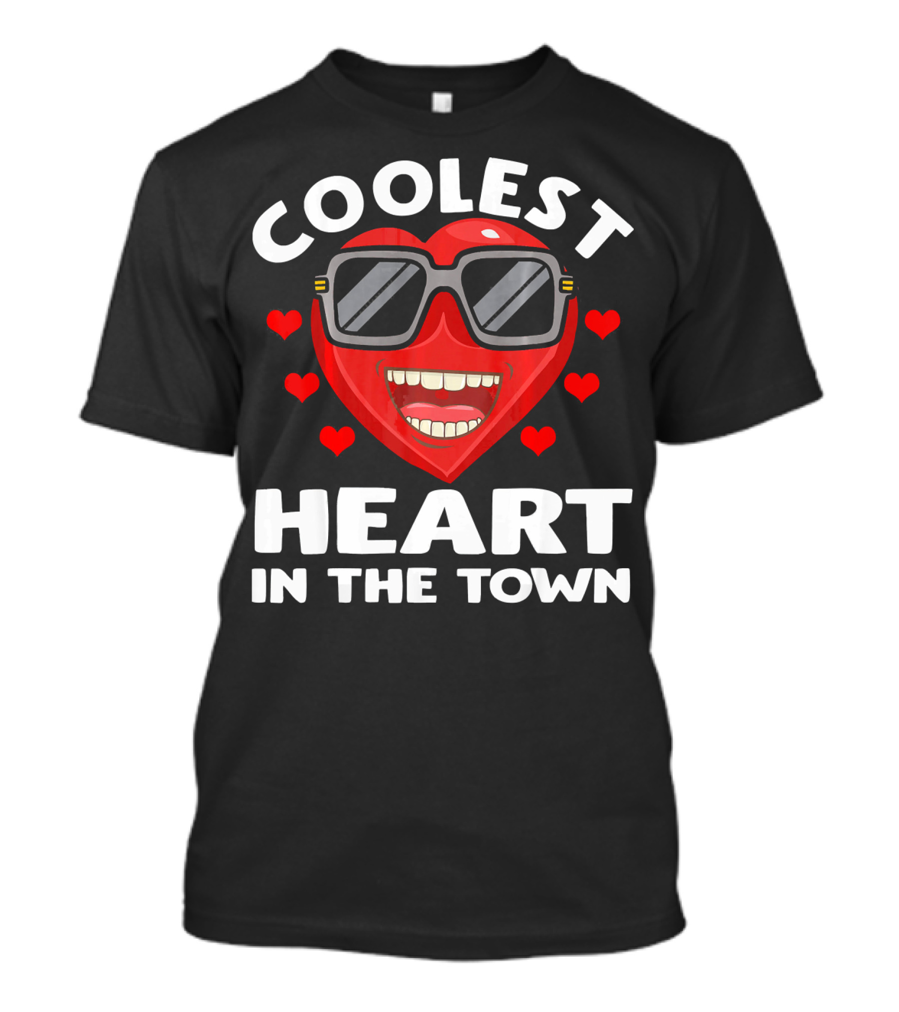 Coolest Heart In The Town Valentine's Boys T-Shirt