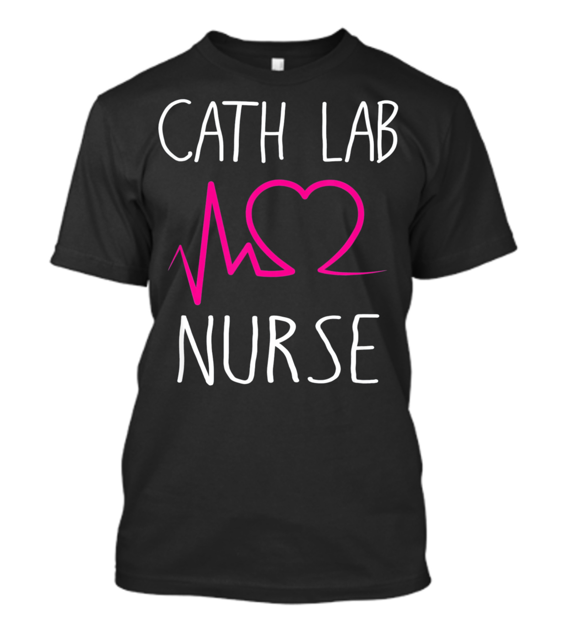 Cath Lab Nurse Heartbeat Love Pulse T-Shirt