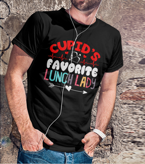 Cupid's Favorite Lunch Lady Valentine T-Shirt