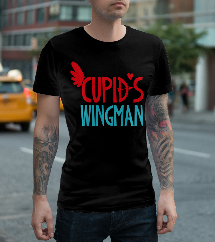 Cupid's Wingman Funny Valentine's Day T-Shirt
