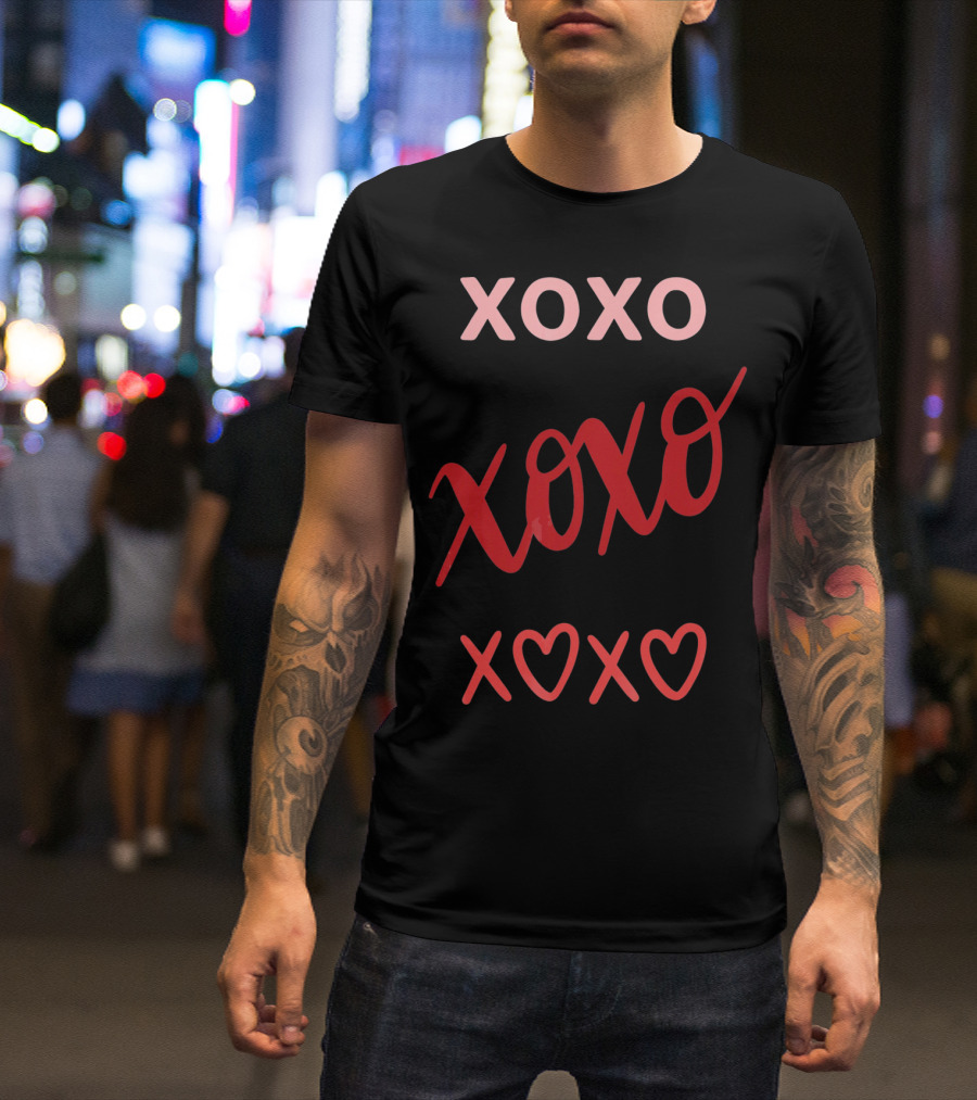 Cute Valentine XOXO Heart XOXO Valenti T-Shirt