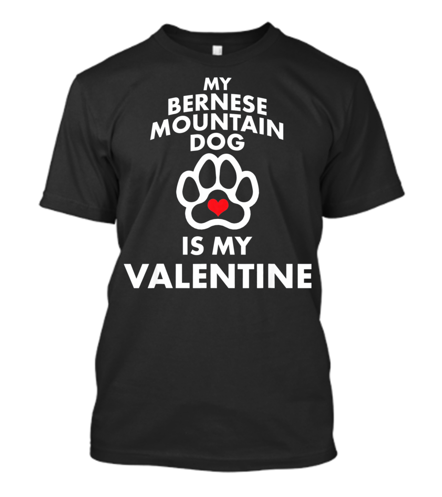 My Bernese Mountain Dog Is My Valentine T-Shirt