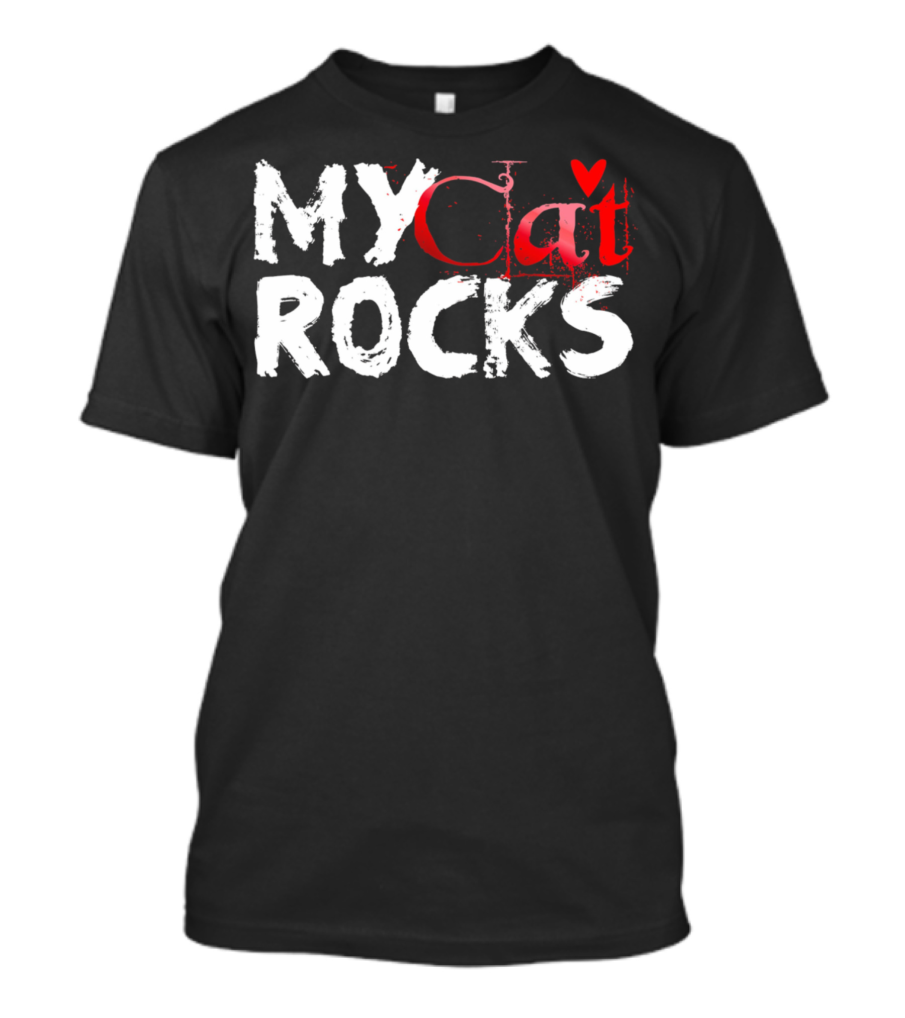 My Cat Rocks Valentine Love T-Shirt
