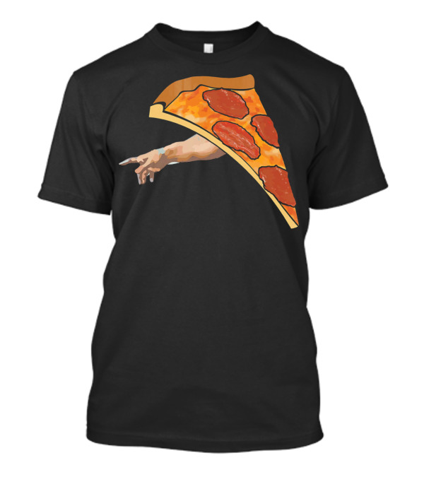 Couples Valentines Creation Of Adam Pineapple Pizza T-Shirt