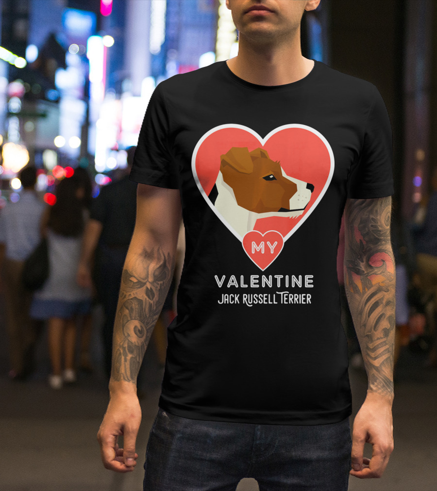 My Valentine Jack Russell Terrier T-Shirt